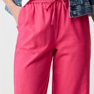 J Crew Factory Women's Pink Draw String  Pants